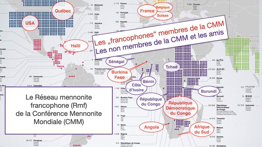 le reseau mennonite francophone (RMF) de la Conference Mennonite Mondial (CMM)