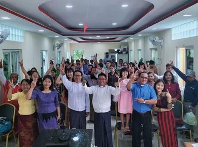 Bible Missionary Church, Myanmar celebrates Peace Sunday 2023. 