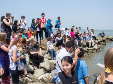 Sunday worship service and baptism at ICOMB consultation in Thailand. Photo: MB Mission.